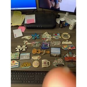 Lot Of 24 Refrigerator Magnets